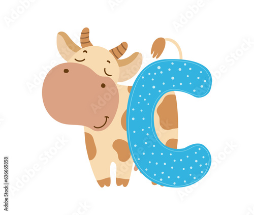 English Letter with Animal