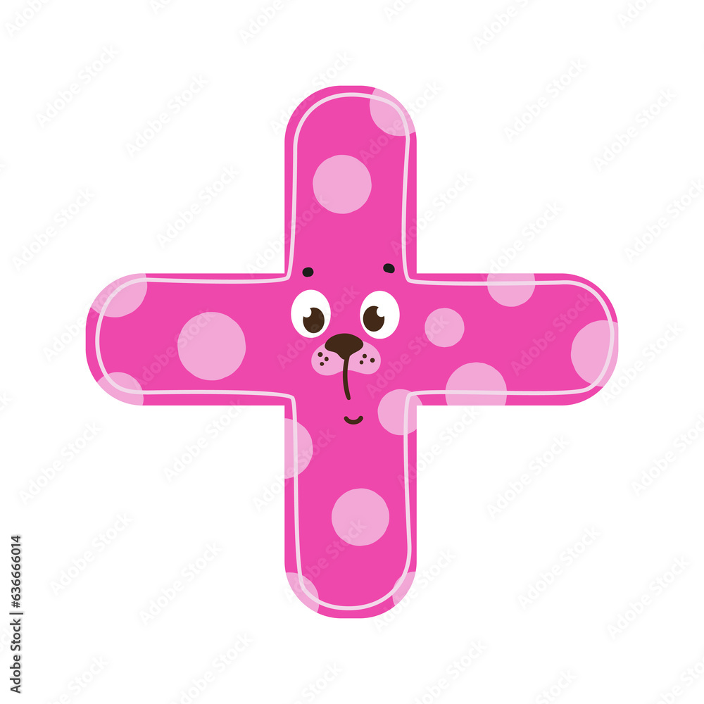 Punctuation Mark in the Form of a Fun Character Punctuation Mark in the Form of a Fun Character