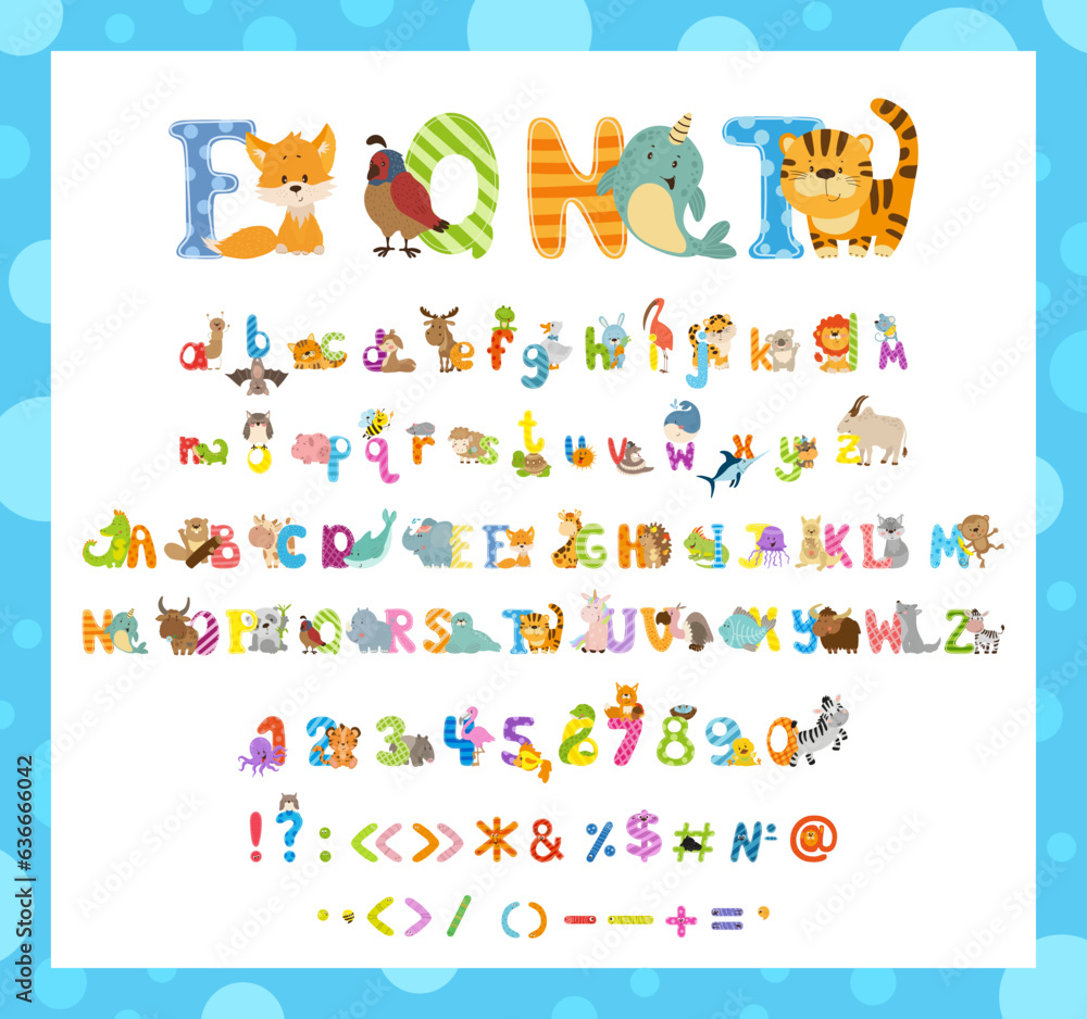 Collection of Letters, Numbers and Punctuation Marks Collection of Letters, Numbers and Punctuation Marks