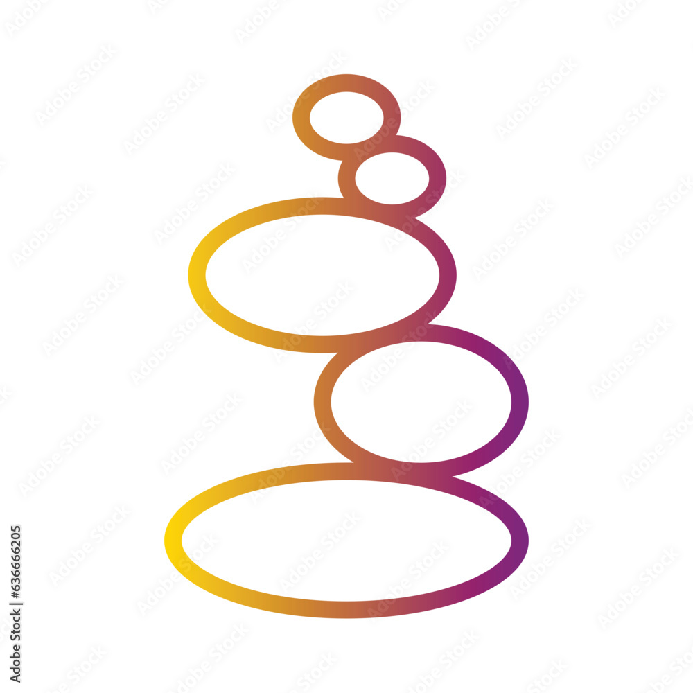 Bench Fitness Health Gradient Line Icon Bench Fitness Health Gradient Line Icon