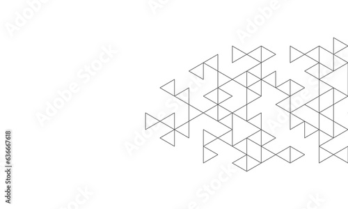 Abstract geometric background with triangle shape pattern
