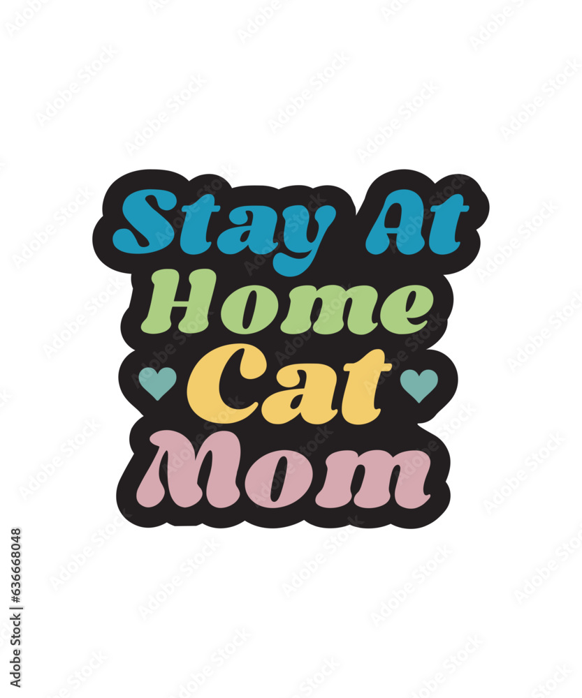 Fototapeta premium Cat Retro Design 