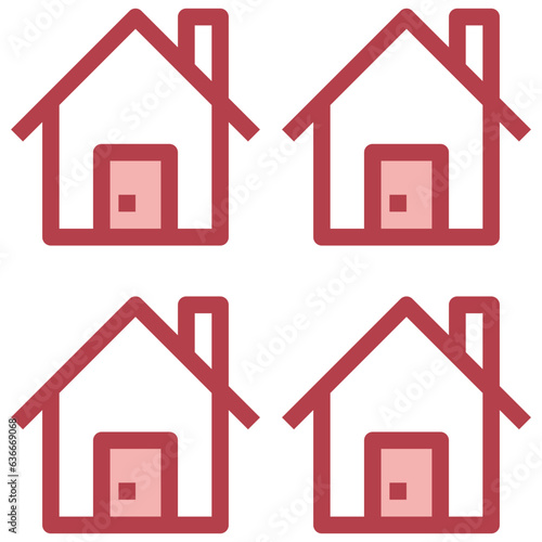 VILLAGE line icon,linear,outline,graphic,illustration