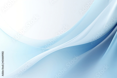 a blue, gray and white abstract background with blue waves, in the style of clean lines, pure forms, light sky-blue and light maroon, sony alpha a1, transparency and lightness, precise detailing, 