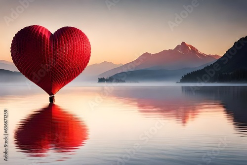 heart on the lake