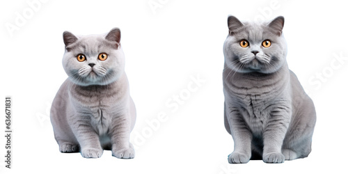 Indoor British Shorthair cat with blue gray fur symbolizing pets