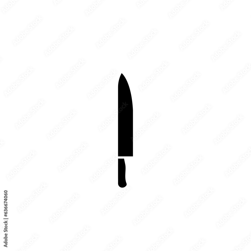 Knife icon isolated on white background Knife icon isolated on white background