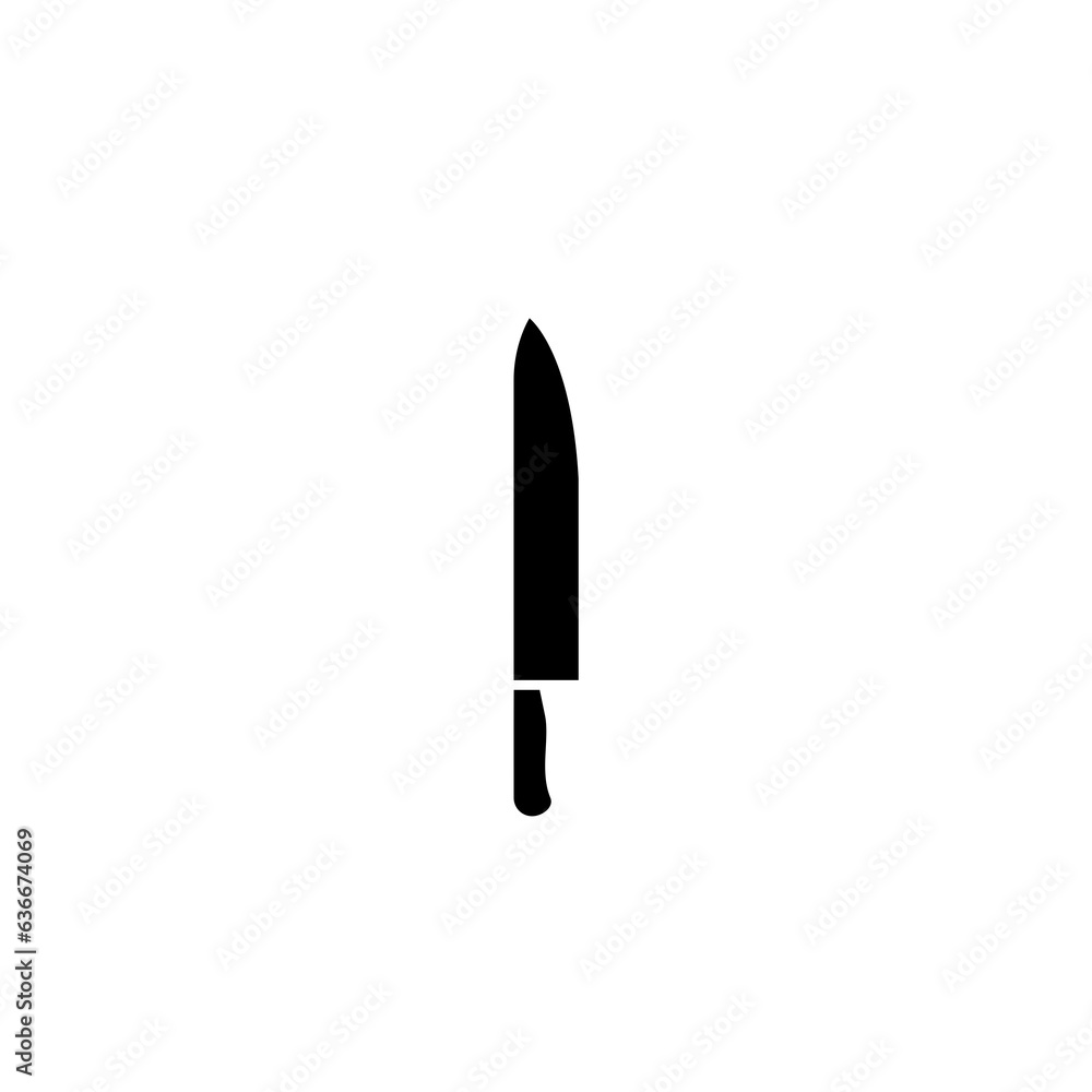 Knife icon isolated on white background Knife icon isolated on white background