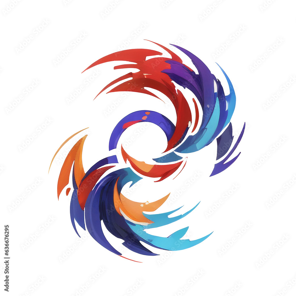 Obraz premium Fusion of Elements: The Creative Elements