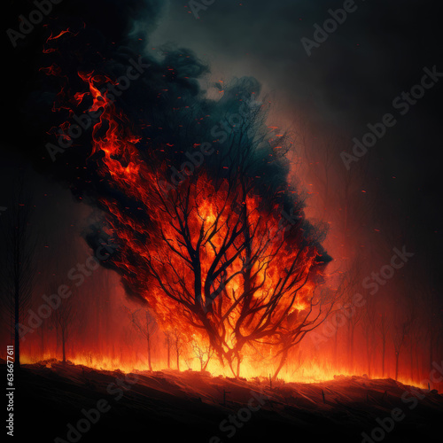 Forest fires: threat to our environment