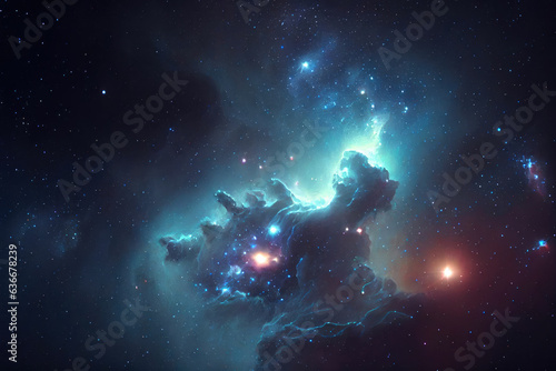 Exploring the majestic cosmos: captivating space photography featuring a stunning planet