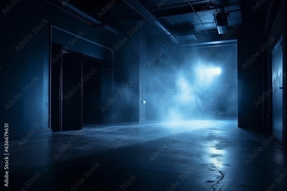 dark room with a beam of light shining from the ceiling dark room with a beam of light shining from the ceiling