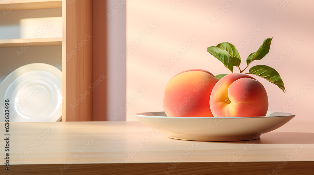 Peaches, The Essence of Nature's Bounty: Exploring the Sweet and Nutritious World of Peaches. High Resolution