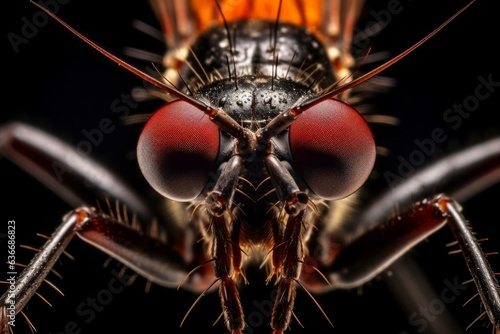 Mosquito in Ultra Close-Up