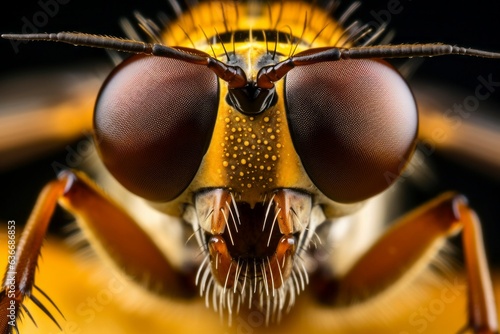 Robber Fly Extreme Close-Up