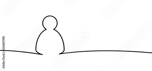 People pion icon. Cartoon group of people. User profile group. icons for work, meeting, business, teamwork or management symbol. for online training presentation. Hiring idea. Person logo.