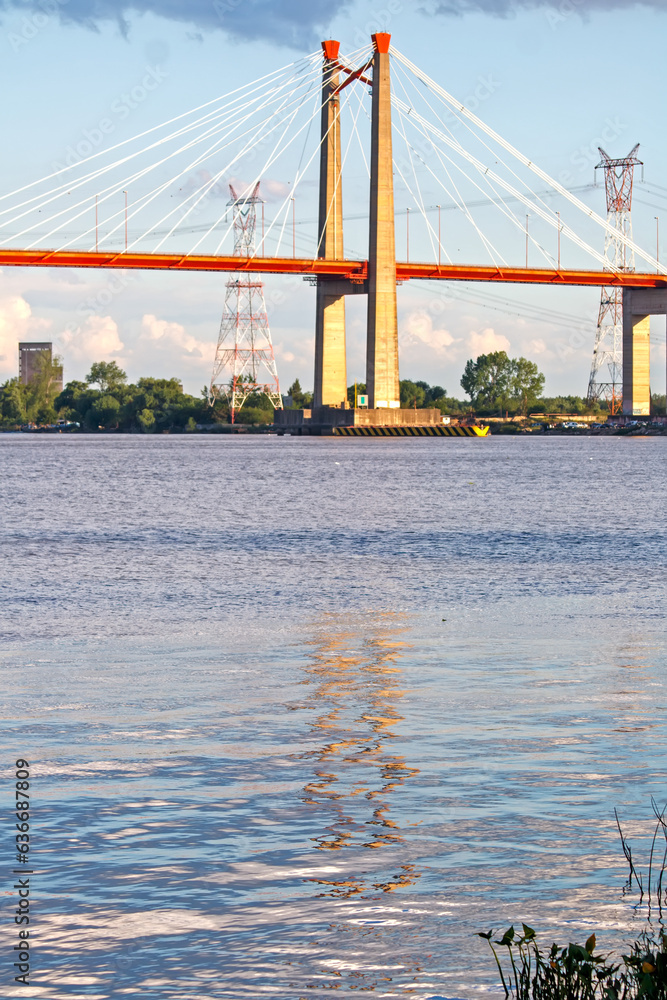 Fototapeta premium bridge over the river