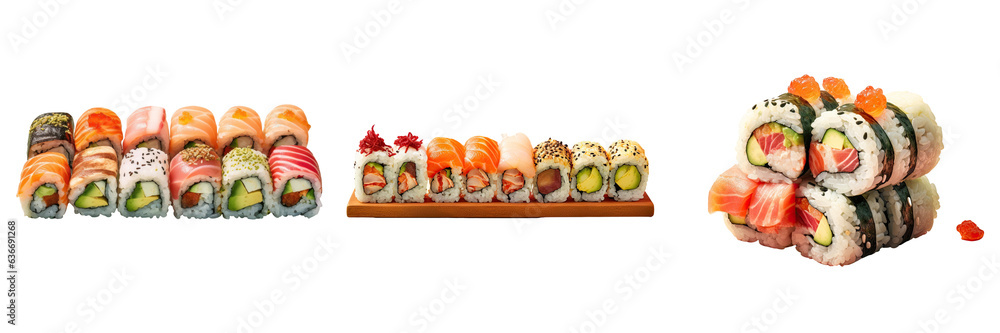 sushi on transparent background sushi on transparent background