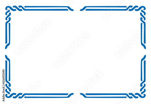 blue frame for text