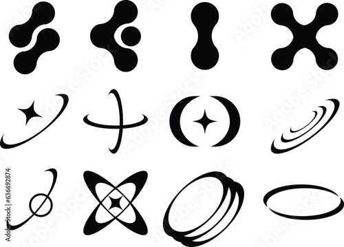 y2k icon vector retro style for desain