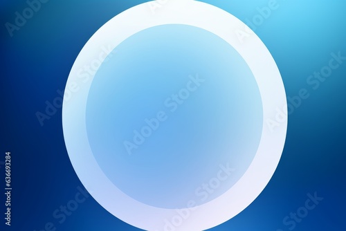 a minimalist blue and white abstract art composition