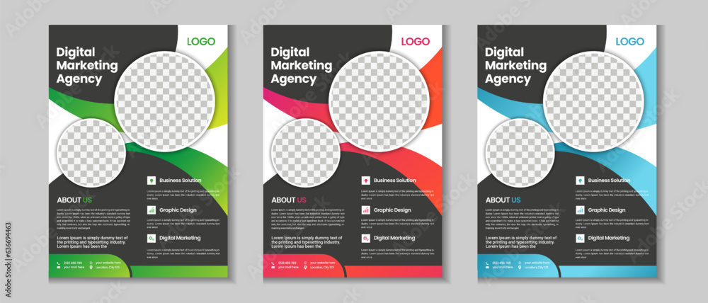 Corporate flyer design, annual report design a4 template Corporate flyer design, annual report design a4 template