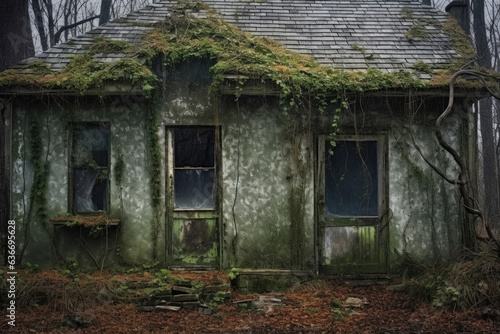 Abandoned House Forgotten Weathered and Worn © Darshana