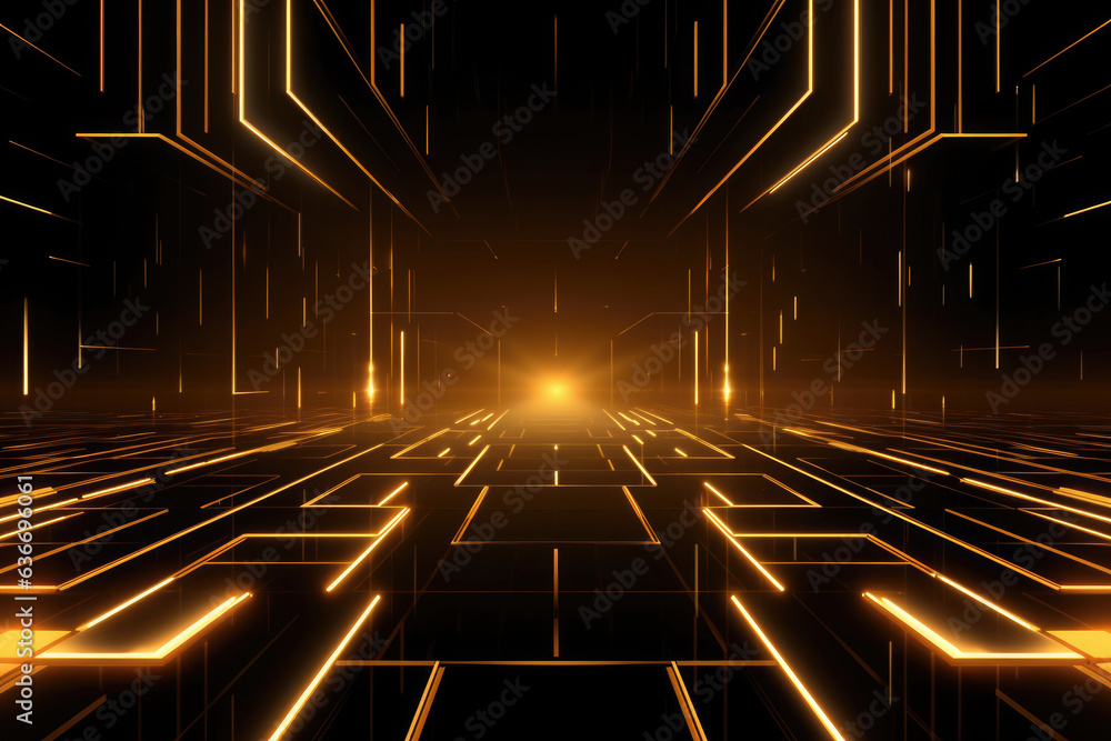 Futuristic abstract background with glowing neon lines Futuristic abstract background with glowing neon lines