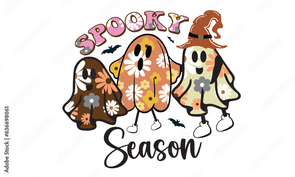 Spooky Season Sublimation T-Shirt Design Spooky Season Sublimation T-Shirt Design