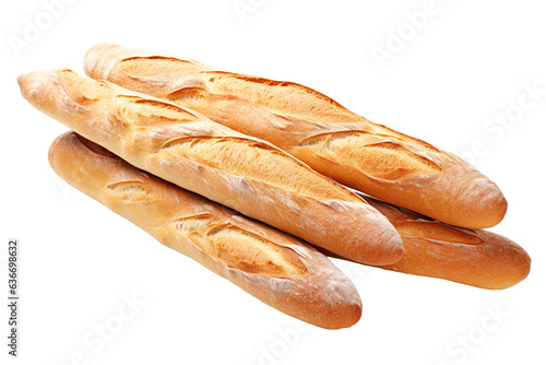 baguette isolated on white background PNG