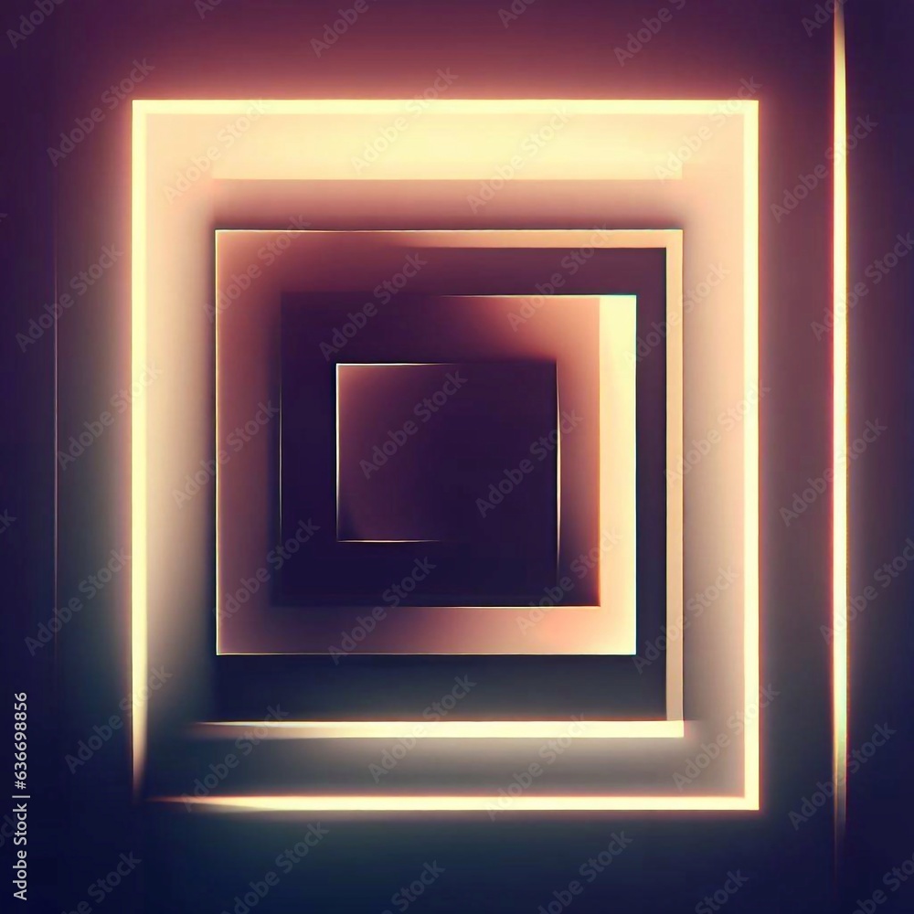 Geometric Shapes background with light Geometric Shapes background with light