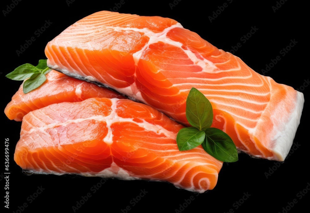 raw salmon orange