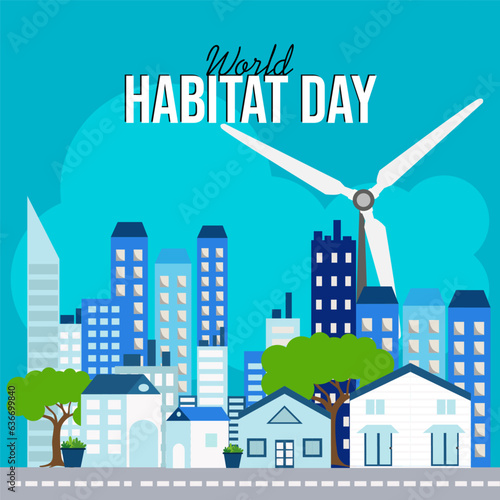 "Habitat Day" is an annual observance dedicated to raising awareness about the importance of preserving and conserving habitats for various species.