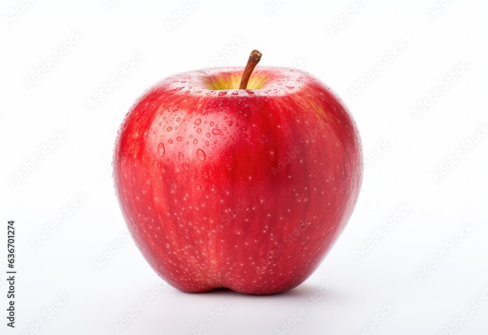 Red apple isolated white background Red apple isolated white background