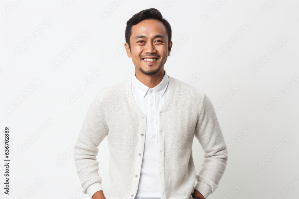 Portrait of a happy young asian man isolated over white background Portrait of a happy young asian man isolated over white background