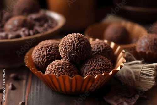 brigadeiro, brazilian chocolate truffles made with condensed milk