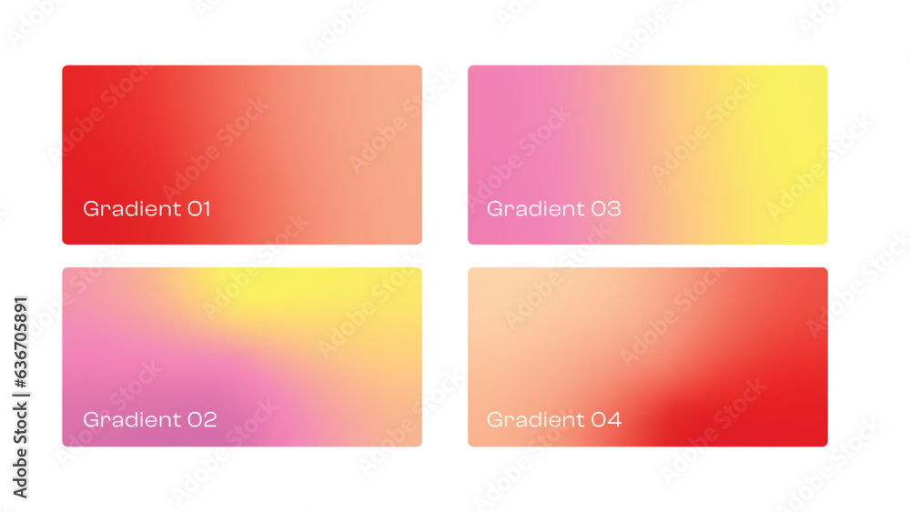 Modern Techy Gradients for Use in Background, PPT Slide Packaging and Digital Media
