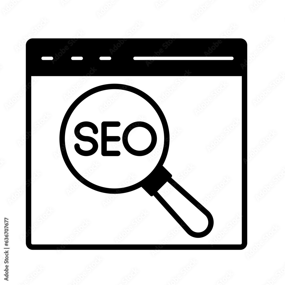 Web seo Vector icon which can easily modify or edit
Web seo Vector icon which can easily modify or edit