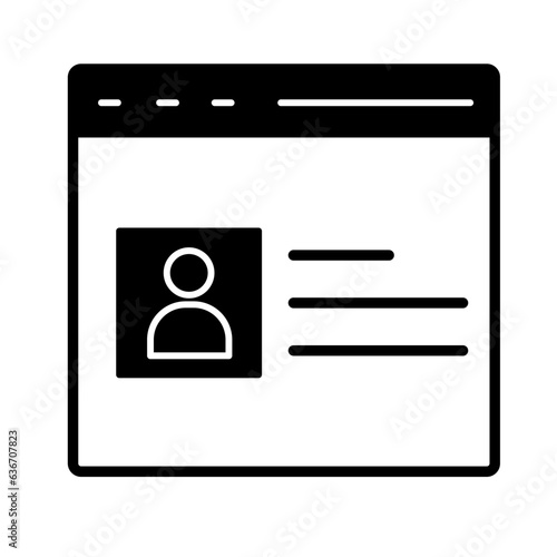 Wireframe Vector icon which can easily modify or edit