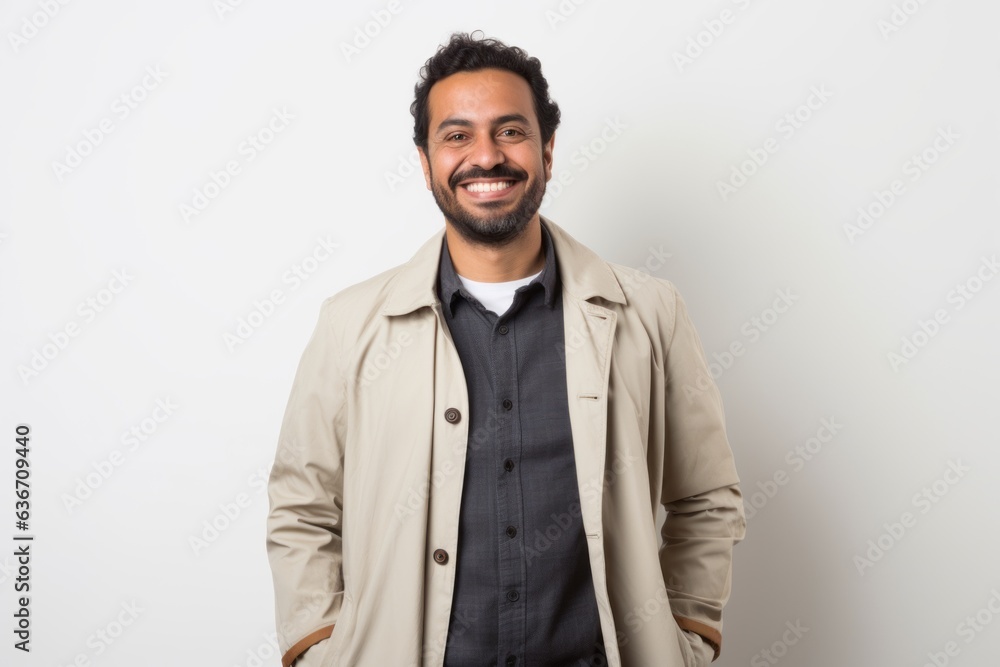 Portrait of a handsome young Indian man smiling and looking at camera Portrait of a handsome young Indian man smiling and looking at camera