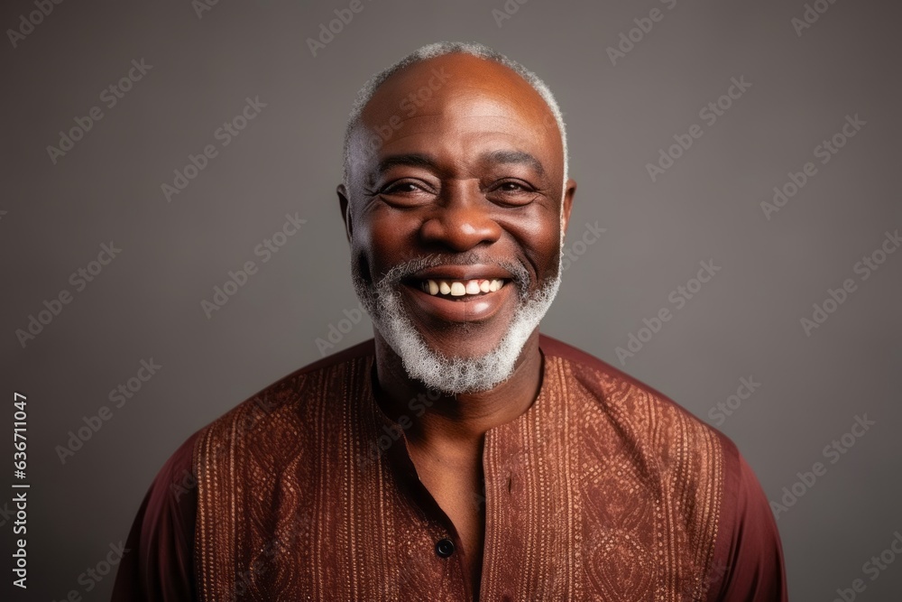 Portrait of a happy senior Indian man with a white beard. Portrait of a happy senior Indian man with a white beard.