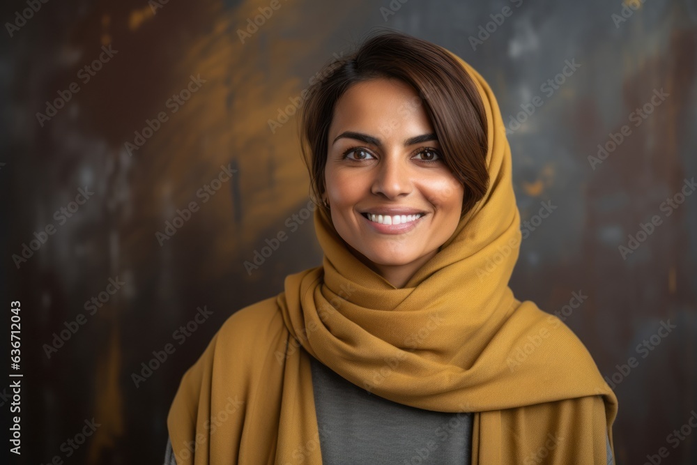 Portrait of a beautiful arabic woman wearing a scarf. Portrait of a beautiful arabic woman wearing a scarf.