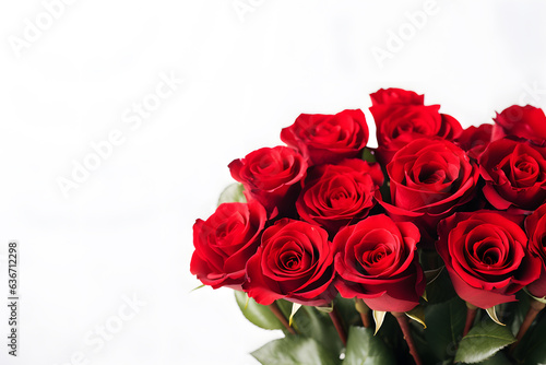 bouquet of red roses 