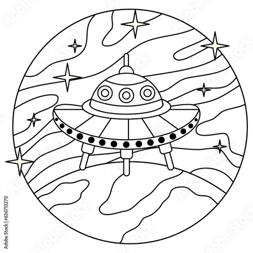children's educational game. logical tasks. coloring book. rockets. robot. planet.
