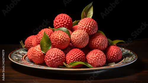 Lychees The Essence of Nature's Bounty: Exploring the Sweet and Nutritious World of Lychees . High Resolution