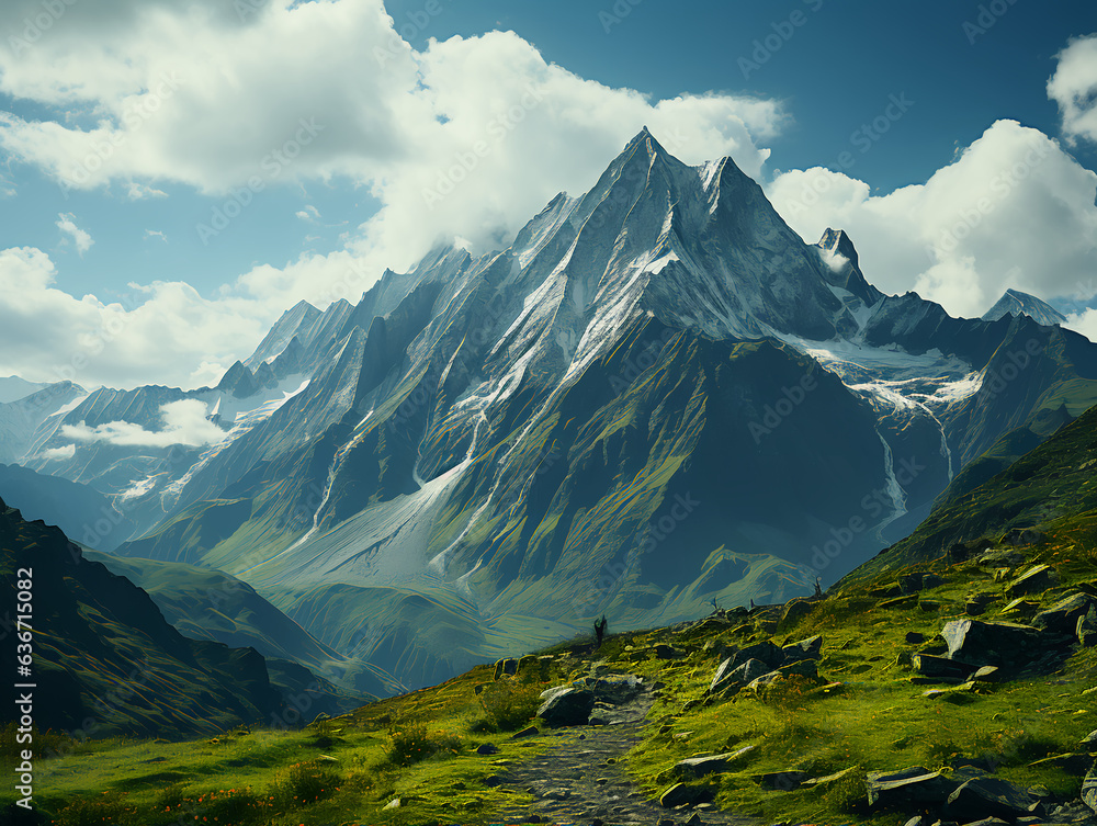 Fototapeta premium landscape in the mountains