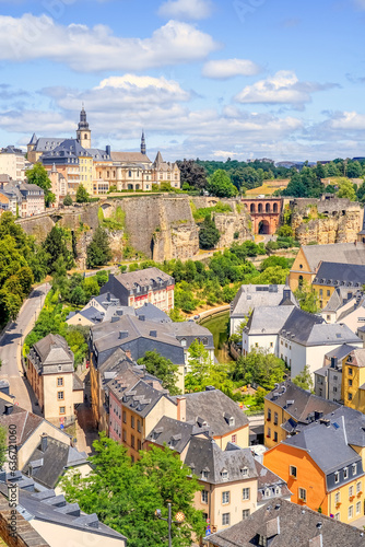 Ausblick über Luxemburg, Luxemburg  photo