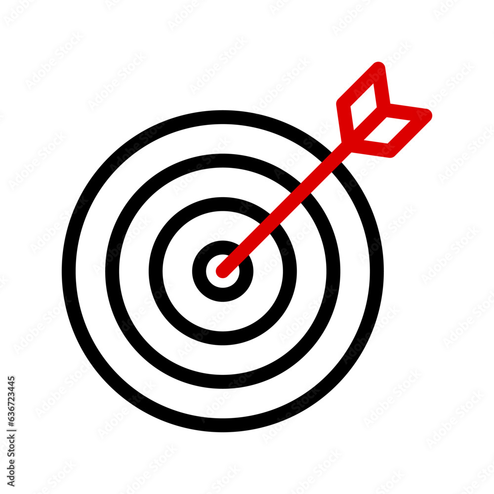 Target icon. Goal sign for mobile concept and web design. vector illustration Target icon. Goal sign for mobile concept and web design. vector illustration