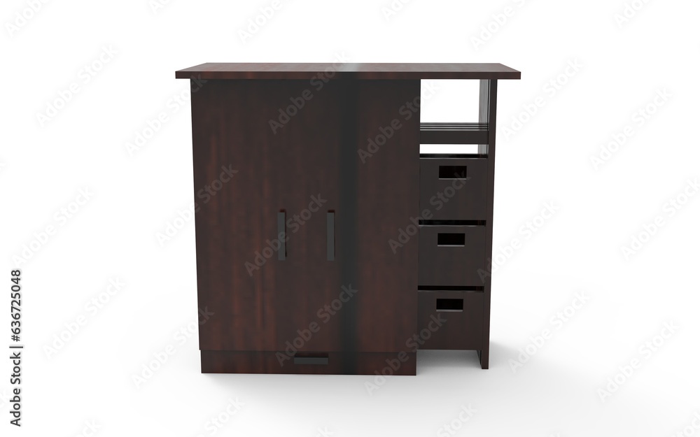 wooden furniture isolated on white background wooden furniture isolated on white background