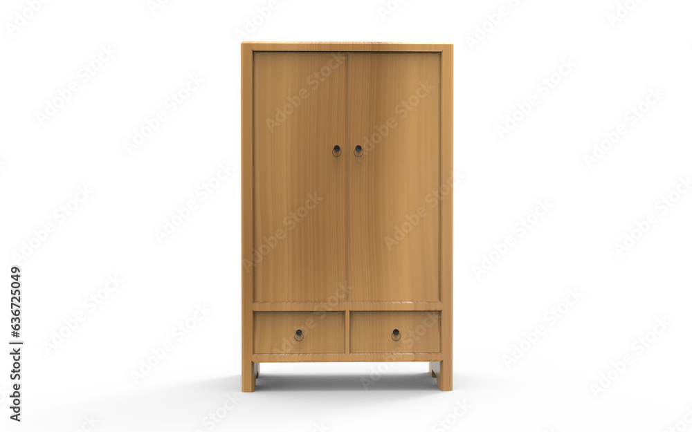 wooden furniture isolated on white background wooden furniture isolated on white background